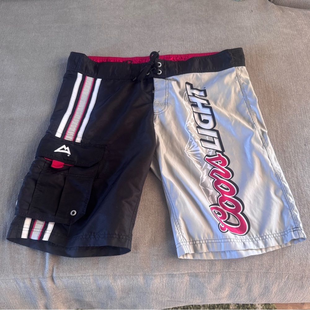 Coors Light Black and Gray Trunks